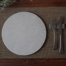 飛白  26cm 平丸皿