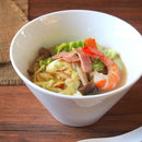 白磁　16.5cm　スリム　ラーメンボウル