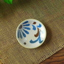 やちむん風 小皿 丸 琉球てぃーだ