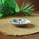 やちむん風 小皿 丸 琉球てぃーだ