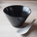 マットブラック 16.5cmスリムラーメンボウル