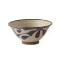 やちむん風 琉球 るり 唐草 六兵衛4.8飯碗