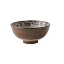 やちむん風 琉球 るり 唐草 中平碗