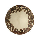 やちむん風 琉球 サビ 唐草 8.0めん鉢