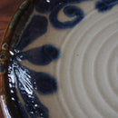 やちむん風 琉球 るり 唐草 9.0皿