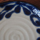 やちむん風 琉球 るり 唐草 7.0皿