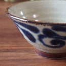 やちむん風 琉球 るり 唐草 六兵衛4.8飯碗