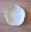 ゆらり 13cm 丸皿 ブルー ホワイト イエロー