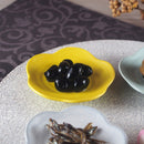 豆皿 ゆらり ライトブルー ホワイト イエロー