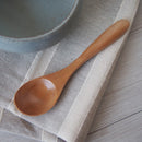【送料無料】【ネコポス】 木 マルチ スプーン 15.5cm 5本セット ライトブラウン