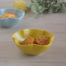 小鉢 ゆらり9cm ホワイト イエロー ブルー