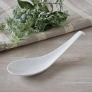 白磁 16.5cm スリムラーメンボウル リゾットスプーン 各2個セット