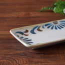 やちむん風 さんま皿 長角皿 29.5cm 琉球てぃーだ