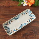 やちむん風 さんま皿 長角皿 29.5cm 琉球てぃーだ