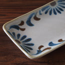 やちむん風 さんま皿 長角皿 29.5cm 琉球てぃーだ