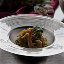 ガラス イマージュ ライン 22.8cmフラットスープ&パスタ