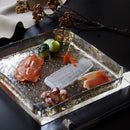 金箔 24cm スクエア リバーシブル 切立皿