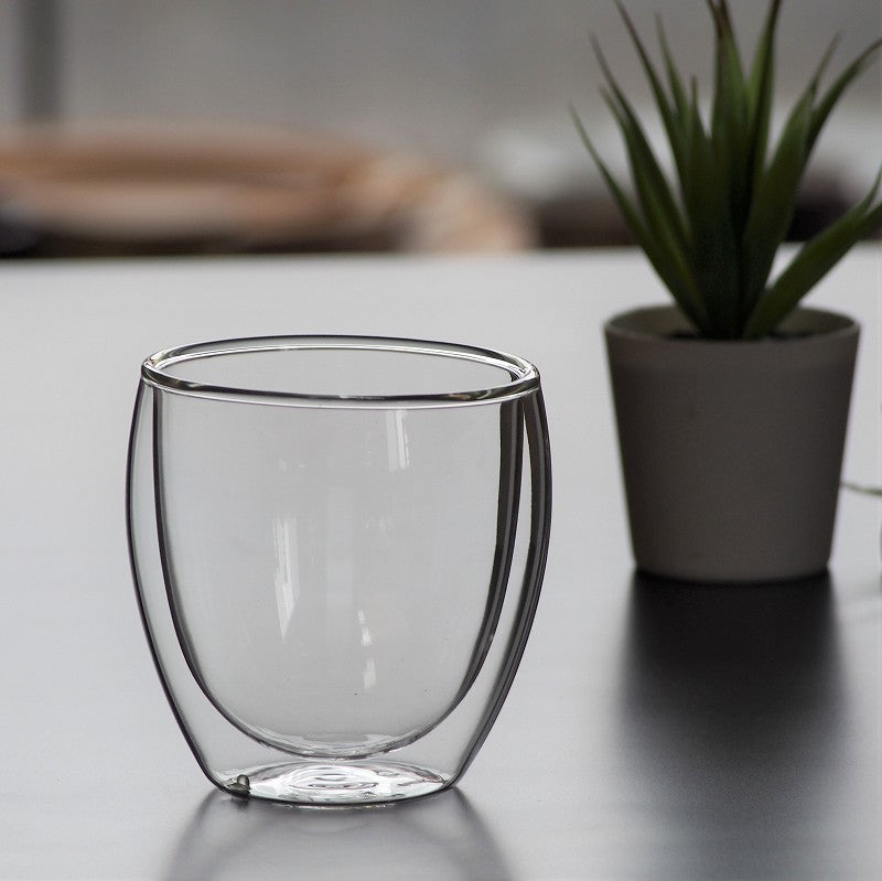 ガラス ダブル ウォールカップ 230ml 二層グラス