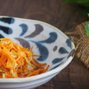 やちむん風 16.5cm浅鉢  5寸 琉球てぃーだ 和風軽量