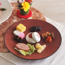 茜縅 27.5cm ディナープレート