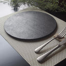 墨縅 26cm平丸皿